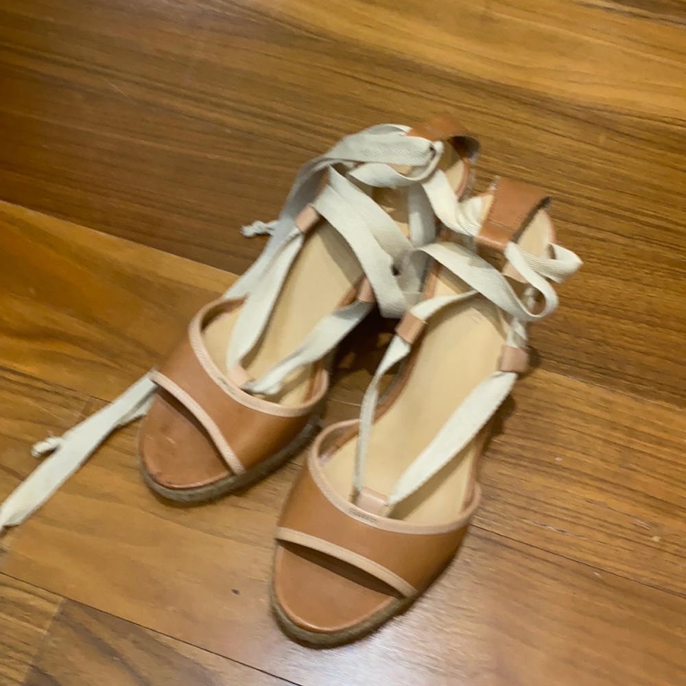 JCrew wrap Sandals size 9